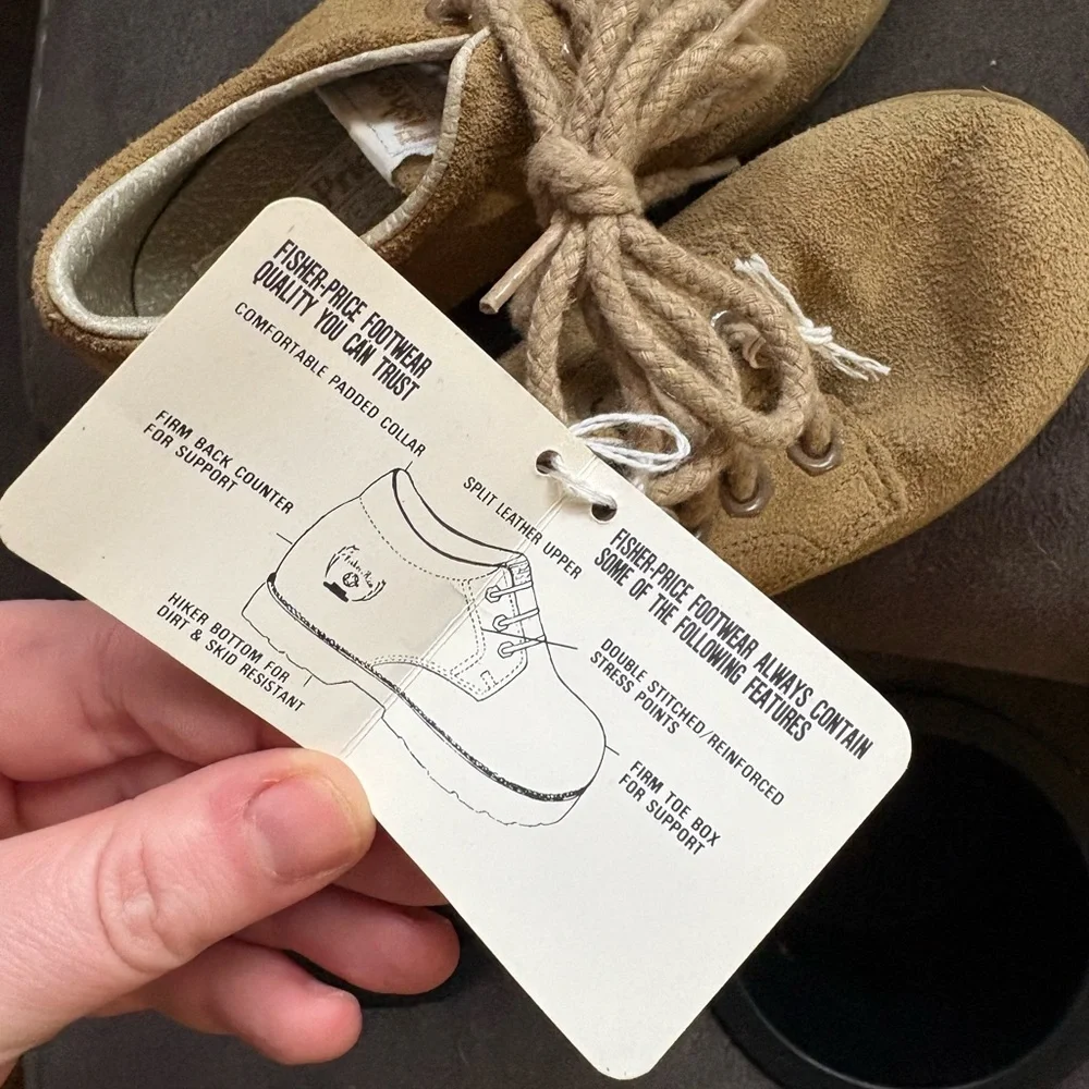 Fisher-Price Brown Kids Moccasins